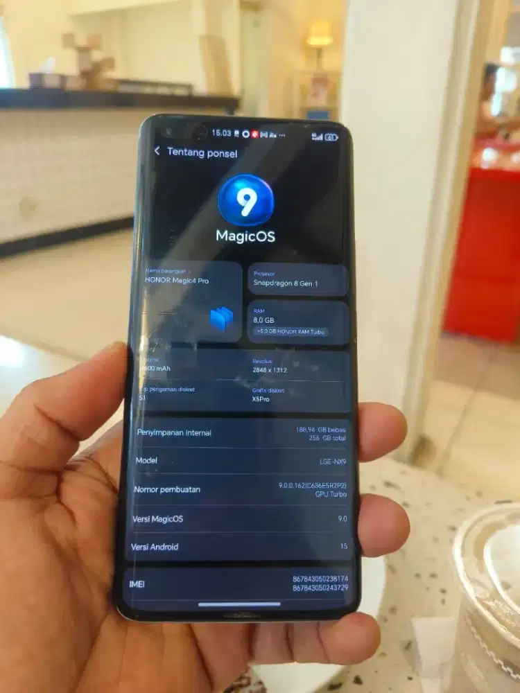 Honor magic 4 pro 8/256 BEACUKAI cod bogor kota