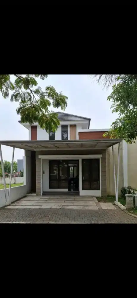 Rumah 1 Lantai View Taman & Dekat Kolam Renang di Citra Sentul Raya