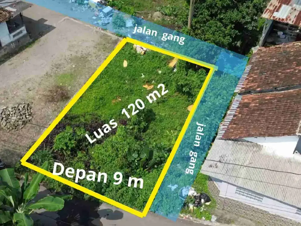 TANAH CANTIK SHM PEKARANGAN SANGAT BAGUS DI JALAN KALIURANG KM. 13 NGAGLIK SLEMAN