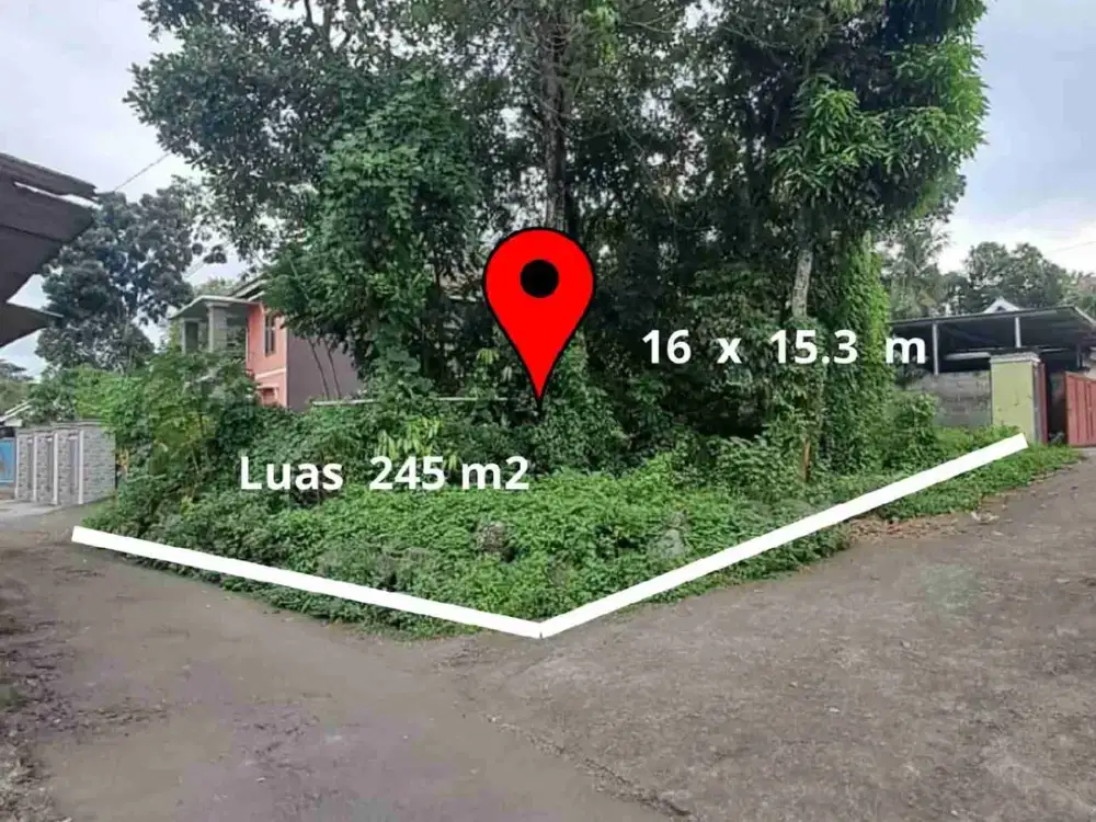 TANAH CANTIK SHM PEKARANGAN - UNIT HOOK SEJUK DI WIDODOMARTANI NGEMPLAK SLEMAN