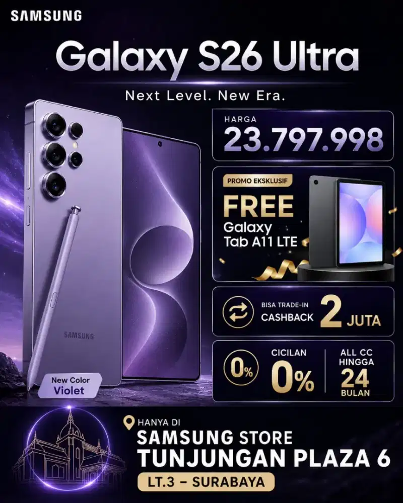 SAMSUNG GALAXY S26 ULTRA FREE TABLET