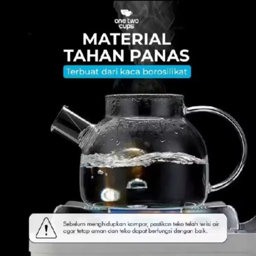 Teko merk  One Two Cups  asli