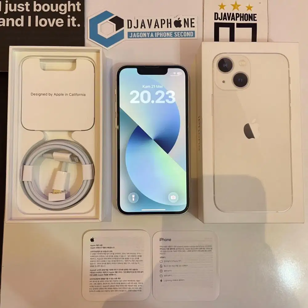 iPhone 13 mini Starlight 128GB Ex Inter Beacukai