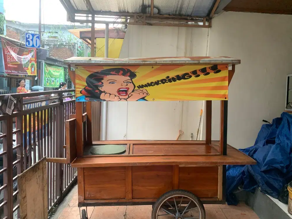 Dijual Gerobak Angkringan Siap Pakai