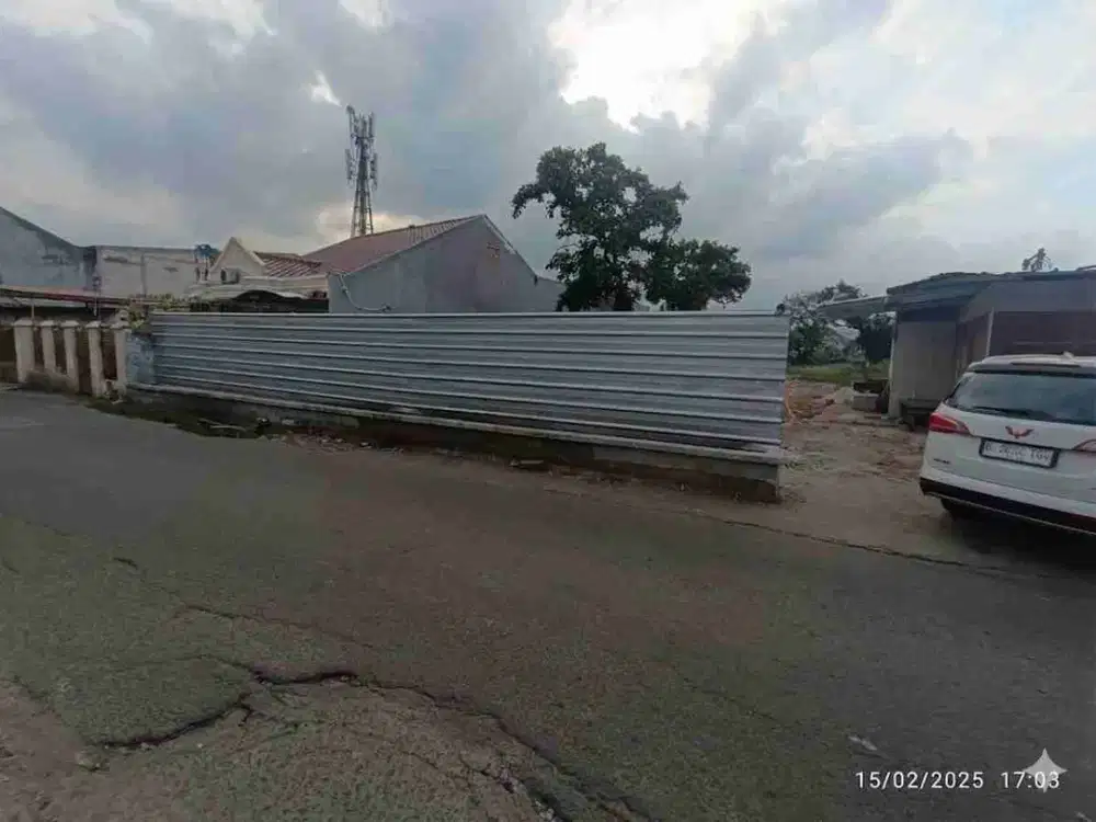 Tanah dijalan Raya Kampung Setu Bintara Jaya, Bekasi Barat