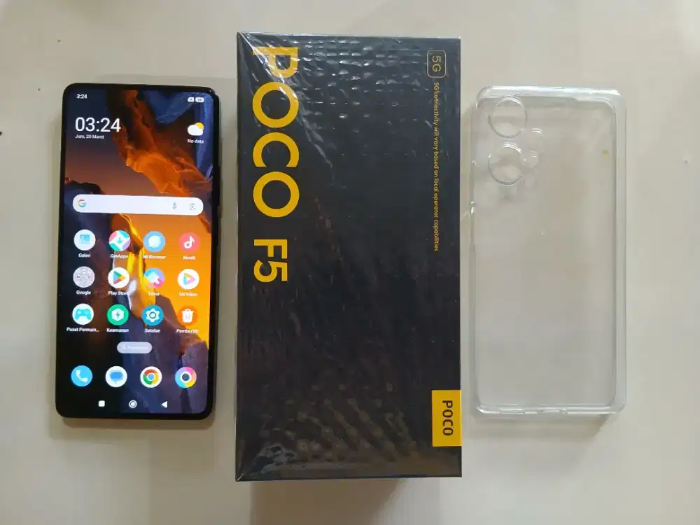 Poco f5 12/256 fullset ori mulus