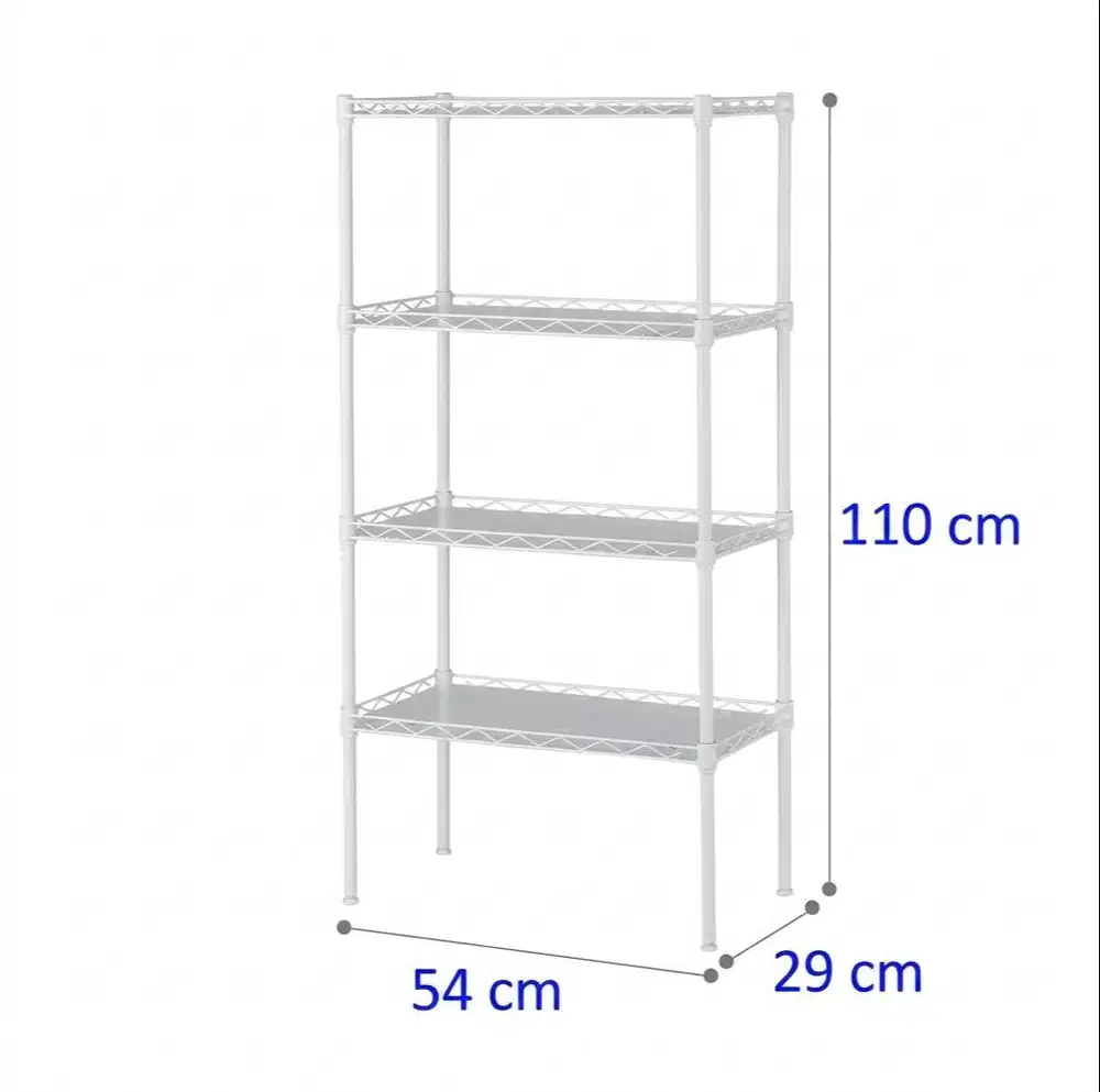 Rak Krisbow BARU 4 Susun L54 W29 H110 cm