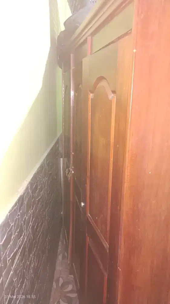 Jual lemari kayu jati 3 pintu
