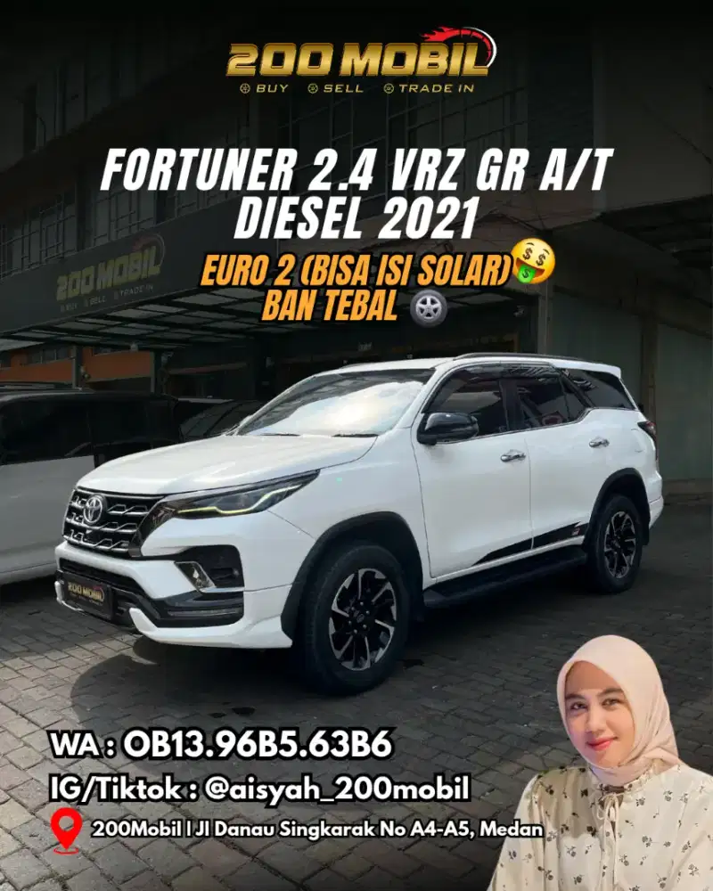 Toyota Fortuner 2.4 VRZ GR A/T 2021 Diesel