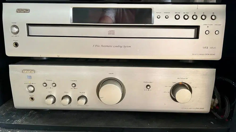 Denon Amplifier PMA 500AE & CD Player DCM 500AE