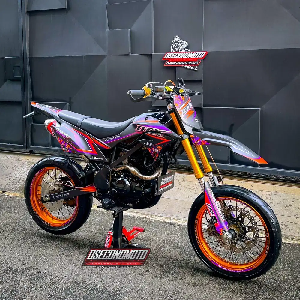KLX 150 SUPERMOTO‼️TRAIL SIAP TOURING TRABAS RALLY OFFROAD ADVENRURE
