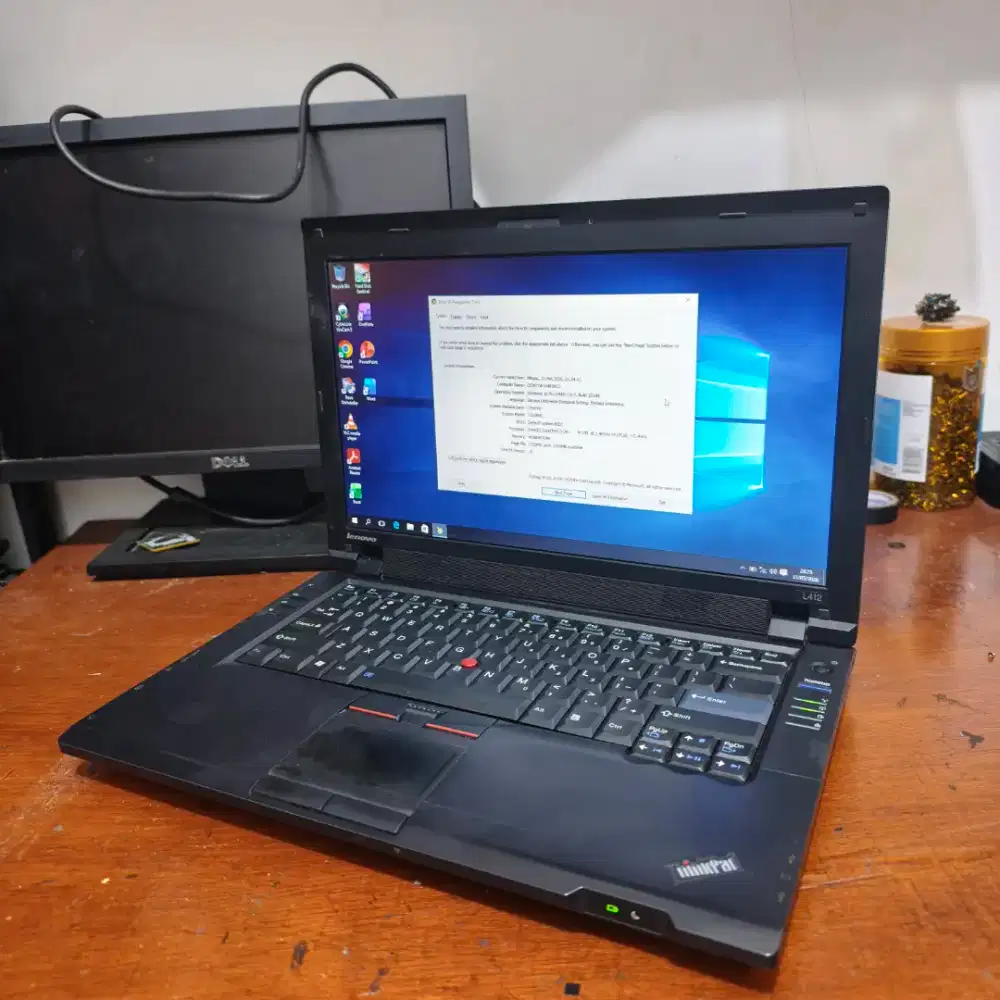 Laptop tangguh mesin bandel Lenovo Thinkpad l412 Intel core i3 mantap