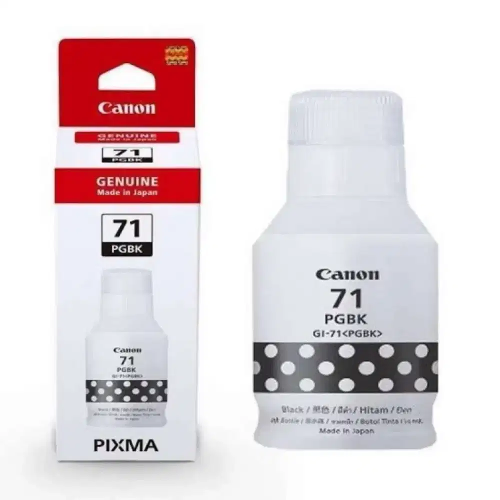 Tinta Canon 71 GI-71 Black Original Resmi