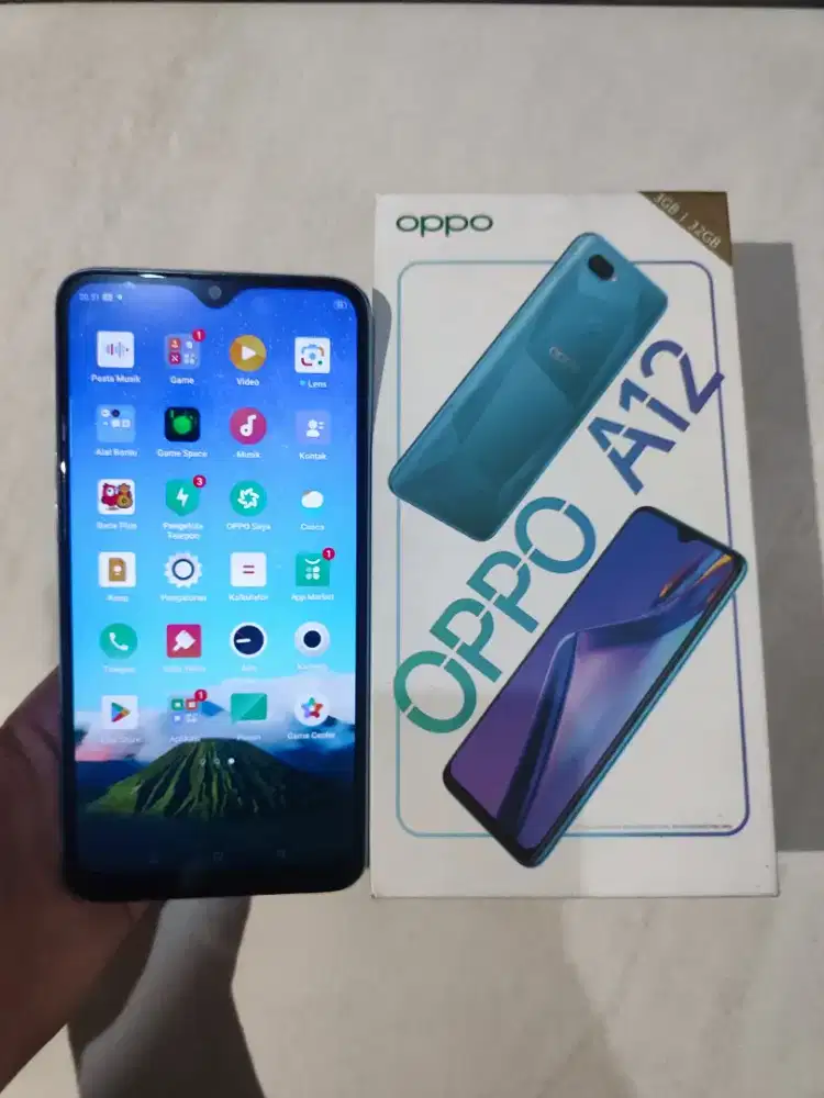 Di jual Oppo A12 bekas ex resmi