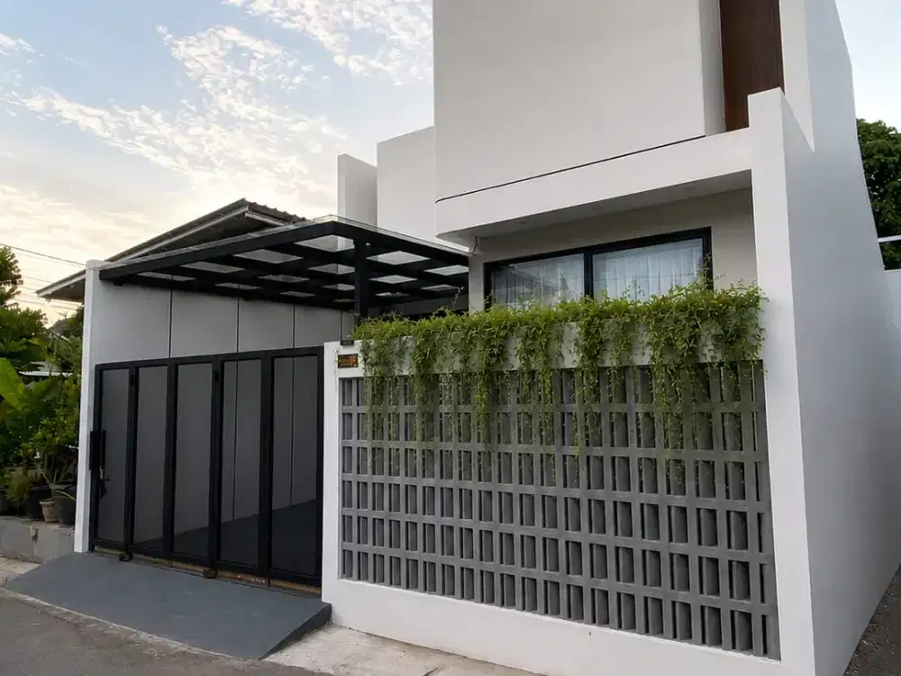 Dijual rumah baru kontemporer lokasi sangat strategis di kotagede yogyakarta