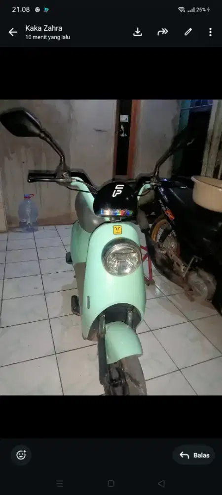 Dijual sepeda listrik seken kondisi seperti yg di foto