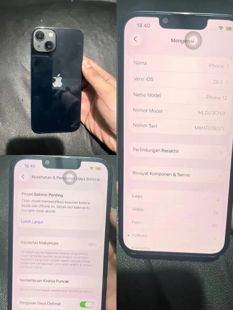 iphone 13 128gb ex inter fullset