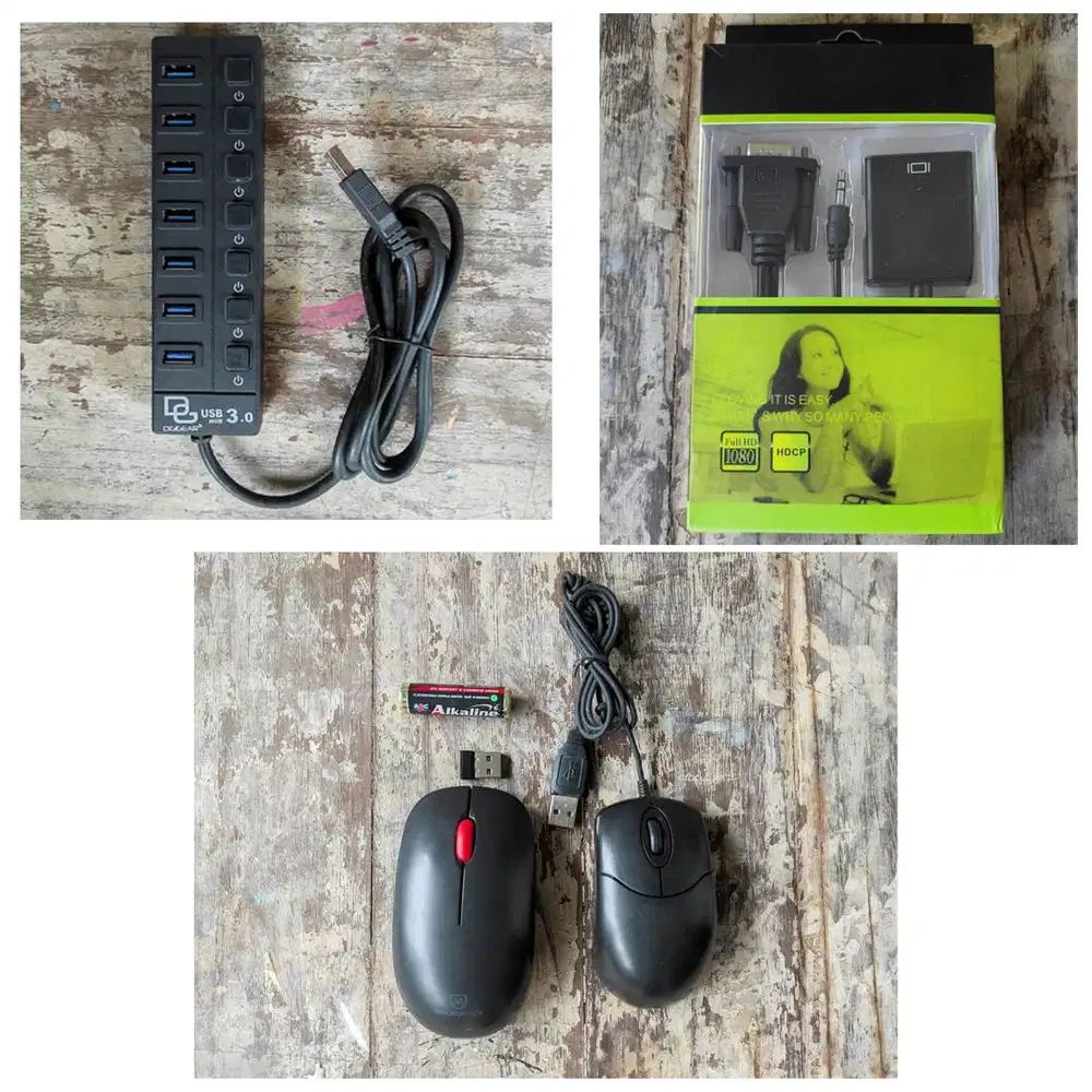 Sepaket Mouse Port USB Converter