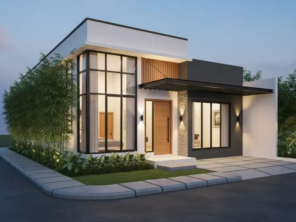 Dijual rumah baru posisi HOOK lokasi berbah dekat  Wisata Lava Bantal & Candi Abang Berbah sleman  yogyakarta