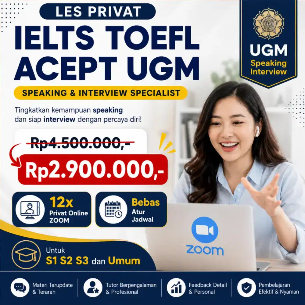 Les Privat IELTS TOEFL ACEPT UGM Speaking Interview