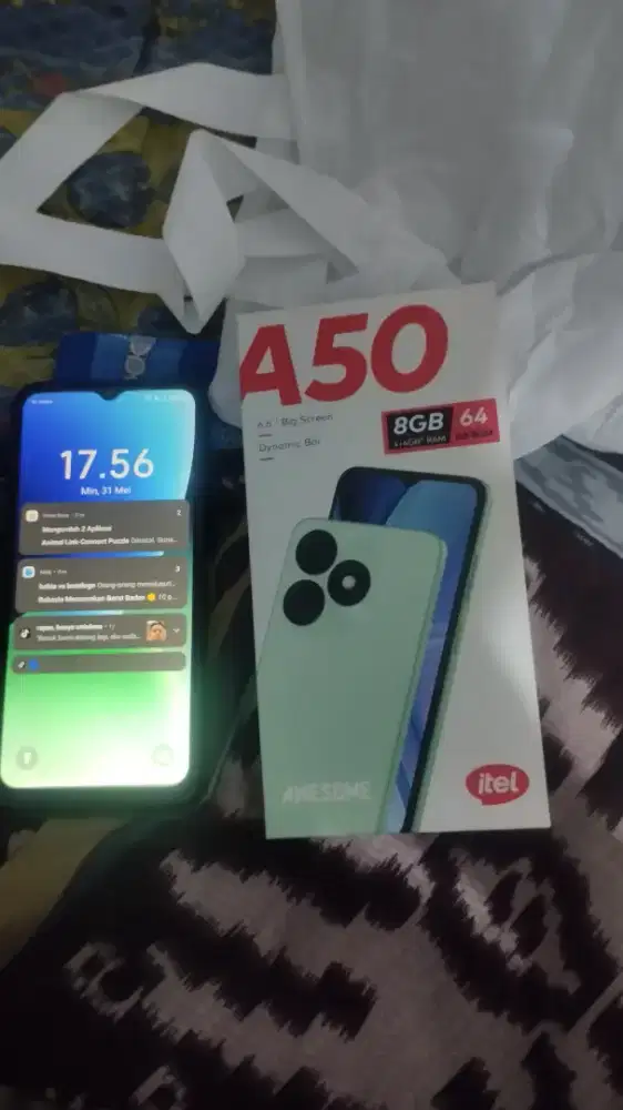 Dijual hp itel A50 4+4/64