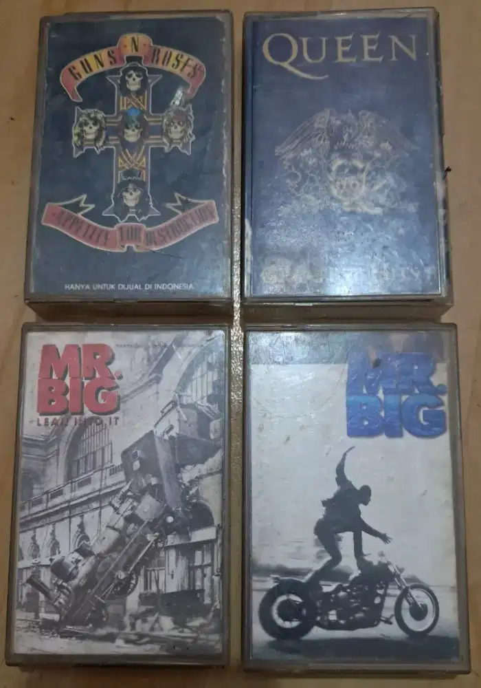KASET GUNS N ROSES, QUEEN, MR. BIG