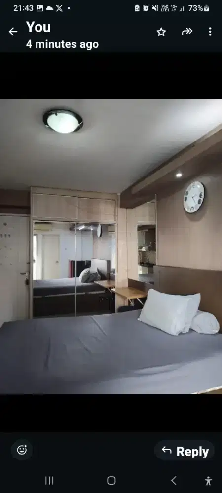 Dijual murah Aptm type studio Furnished