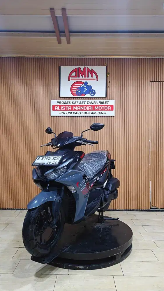 KREDIT DP 1JT AEROX 155 BLACK GREY 2025 BISA TT/PAKAI CC/PAYLATER