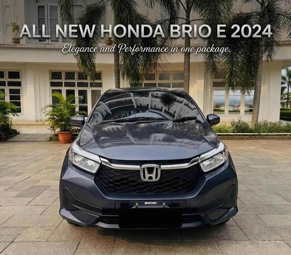 DP 22 All New Honda BRIO Satya Tipe E MT Tahun 2024 Plat BG ORI MULUS