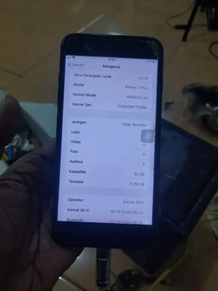 Iphone 7 plis 32gb bipas