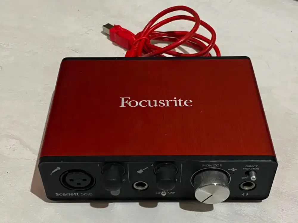 Dijual Focusrite Scarlett Solo 2nd Generation