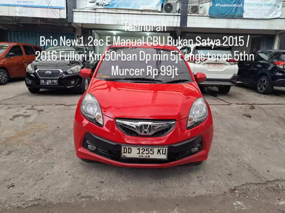 Brio New 1.2cc E modif RS Manual 2015 / 2016 Fullori Km:50rb Dp5jt