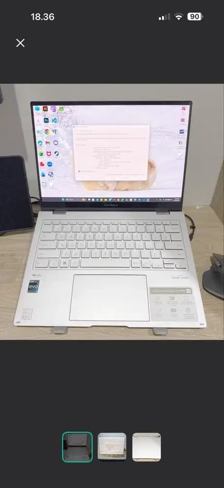 Asus Zenbook 14 Flip Oled UP3404 Intel Evo 7 GPU Iris Xe Graphic