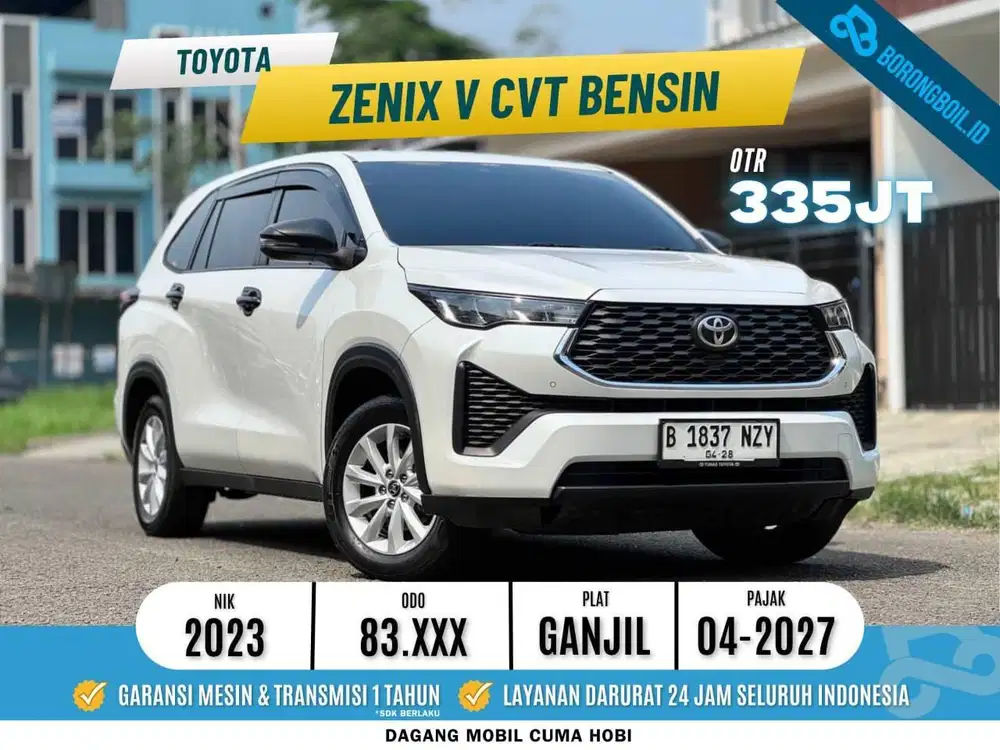 ZENIX V CVT 2023 PUTIH KIJANG INNOVA ZENIX ISTIMEWA