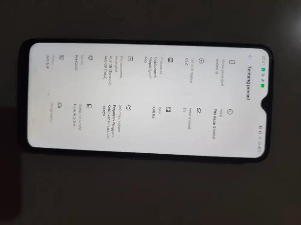 Realme 5i 4/64 normal jaya