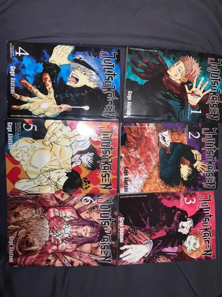 KOMIK JUJUTSU KAISEN VOL 1-6