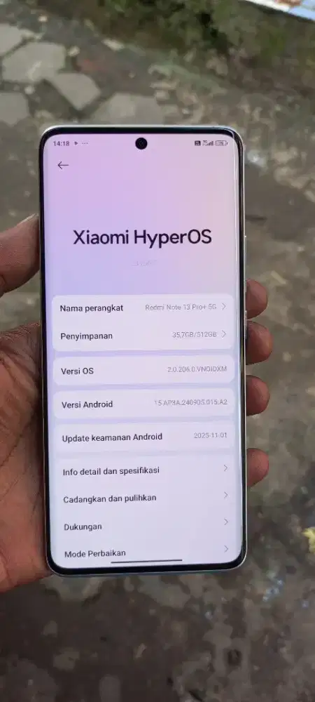 Redmi note13pro plus 5G Ram 12/512