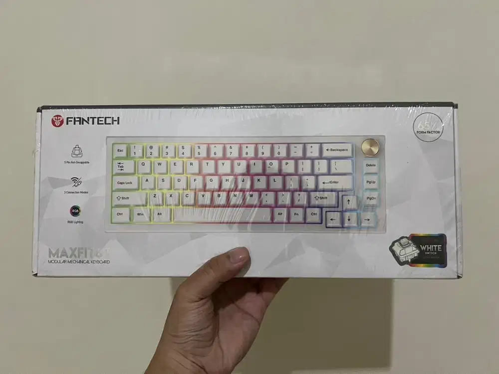 Keyboard Gaming Mechanical Fantech Maxfit67 MK858 BNIB