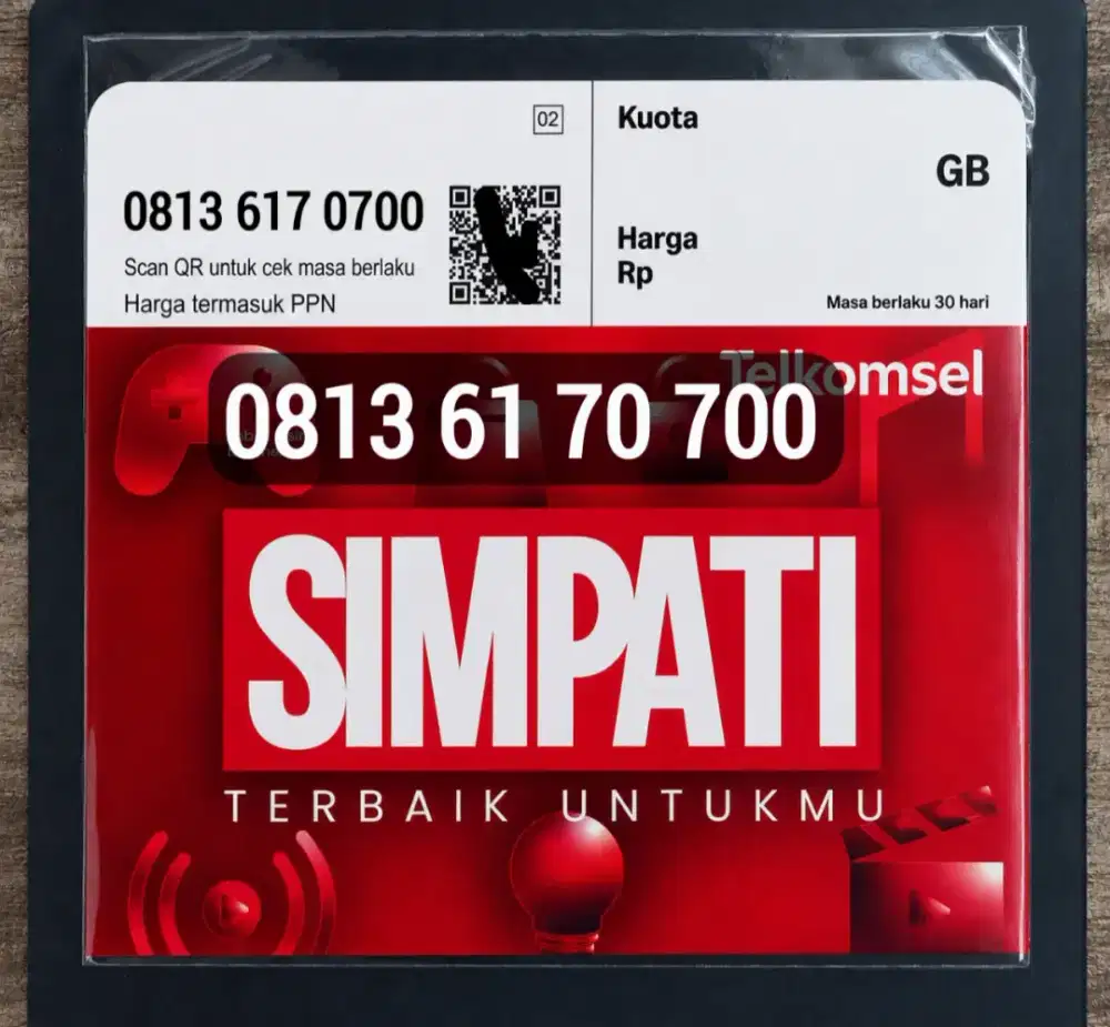 Kartu Perdana Telkomsel Simpati 11 Digit Nomor Cantik Rapi