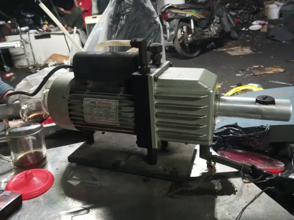 spx robinair vacuum pump model 534792 suara agak kasar Rp.875rb
