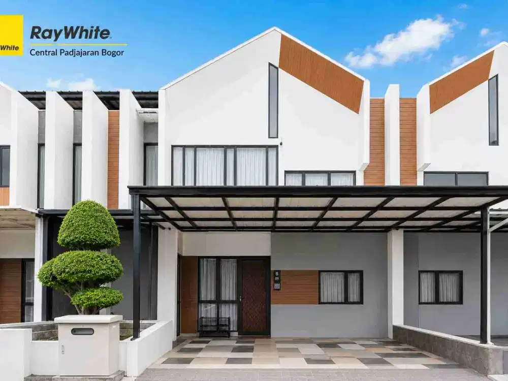 Dijual Rumah Cantik Modern 2 Lantai The Anggana Village Pakansari Cibinong Bogor Siap Huni SHM Harga Nego