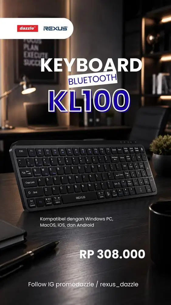 Rexus KL100 keyboard bluetooth