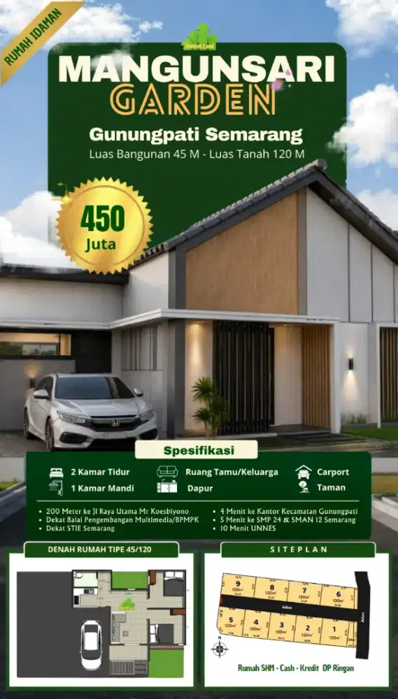 Rumah murah Semarang Gunungpati