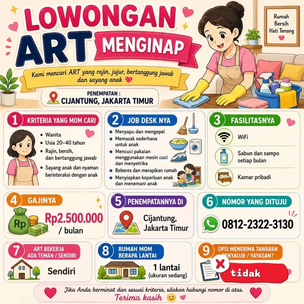 Art Beberes Momong Menginap, Jakarta Timur