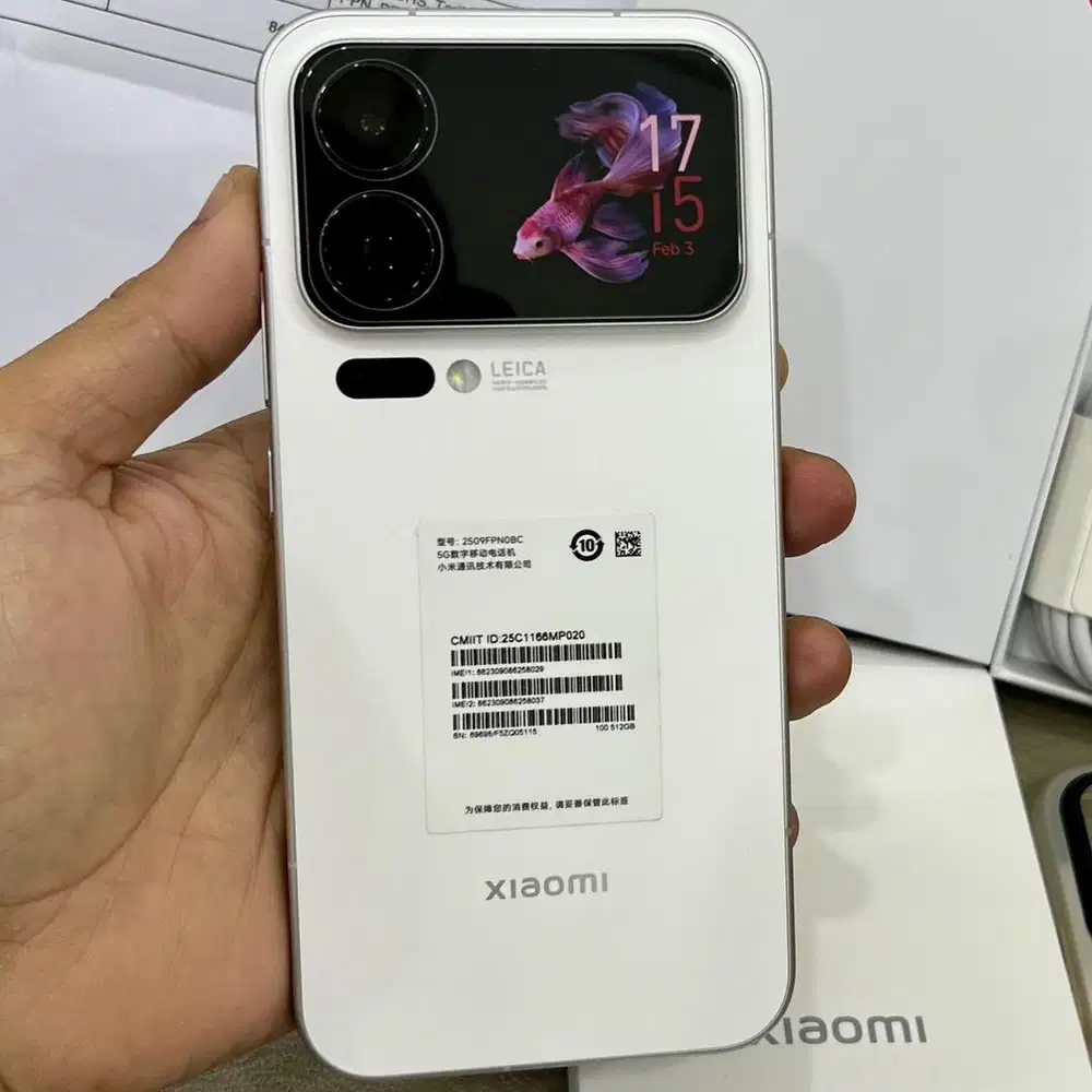 Xiaomi 17 pro max ram 16 / 512 inter cukai fullset original