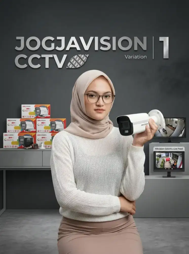 Paket cctv murah hikvision  ColorVu malam tetap berwarna