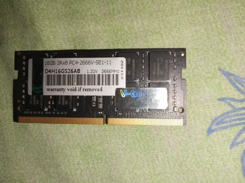 RAM LAPTOP SODIMM V-GEN DDR4 16GB