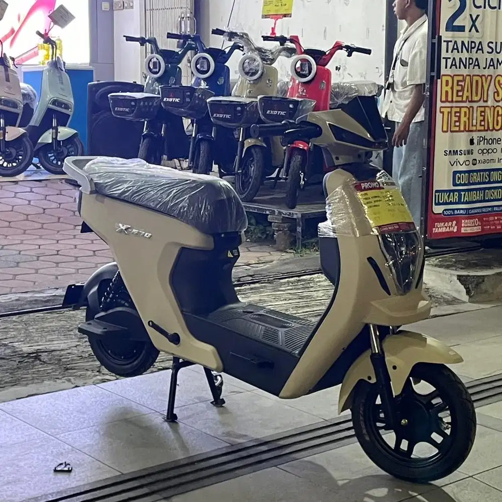 SEPEDA LISTRIK EXOTIC X670 BISA COD GRATIS ONGKIR