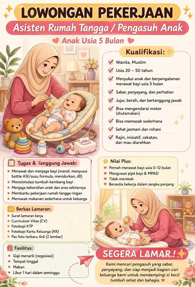 Loker ART menginap