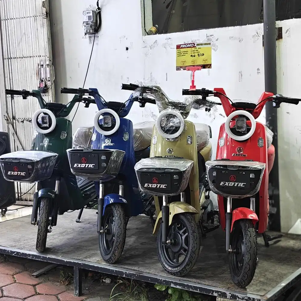 SEPEDA LISTRIK EXOTIC X610 PROTERBARU DISKON BESAR